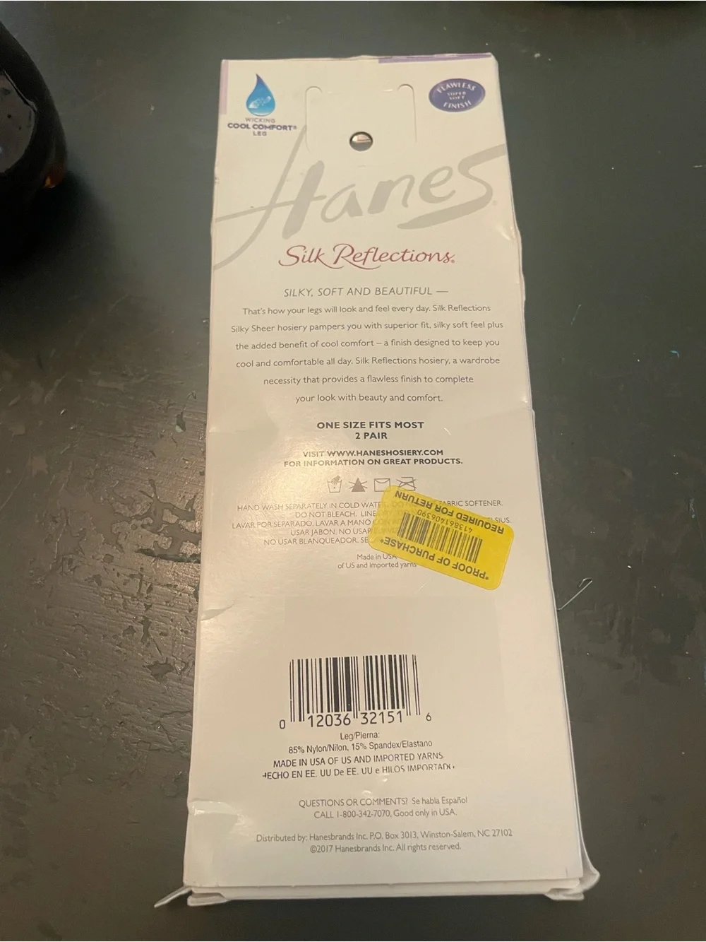 Hanes Silk Reflections Silky Sheer Knee Highs in Taupe one pair